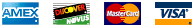 American Express - Discover - MasterCard - Visa